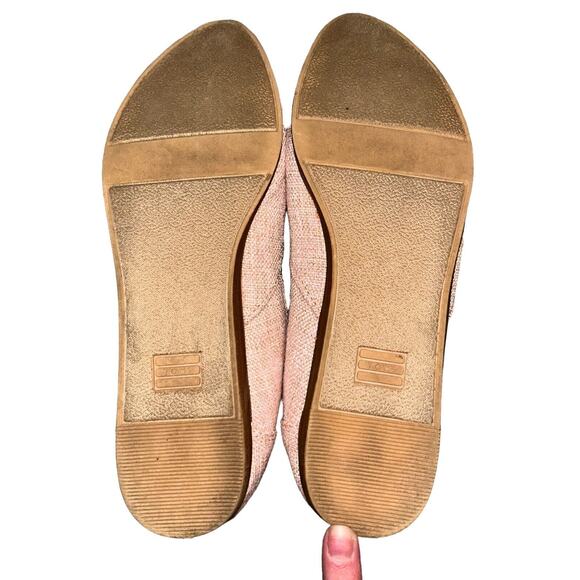 Tom’s Women’s Jutti Flats Light Pink Linen Size 6 - Picture 10 of 10